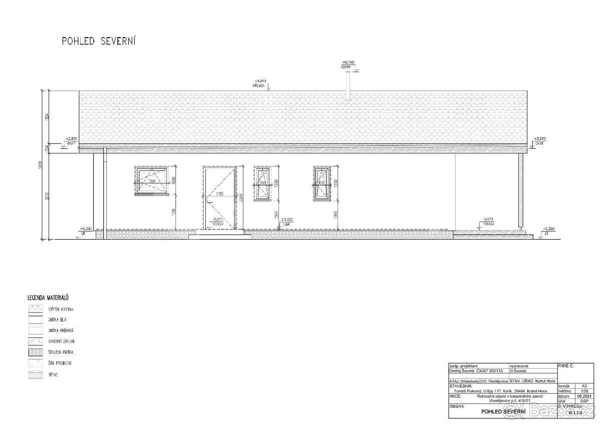 Prodej pozemku 474 m², Vlastějovice, Středočeský kraj