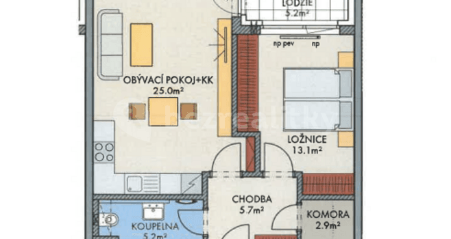 Prodej bytu 2+kk 60 m², Drnovská, Praha, Praha