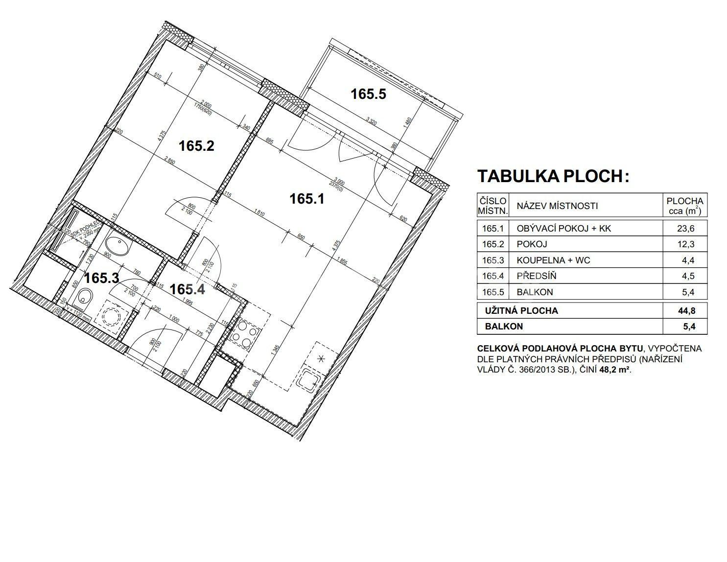 Pronájem bytu 2+kk 45 m², Drahňovická, Praha, Praha