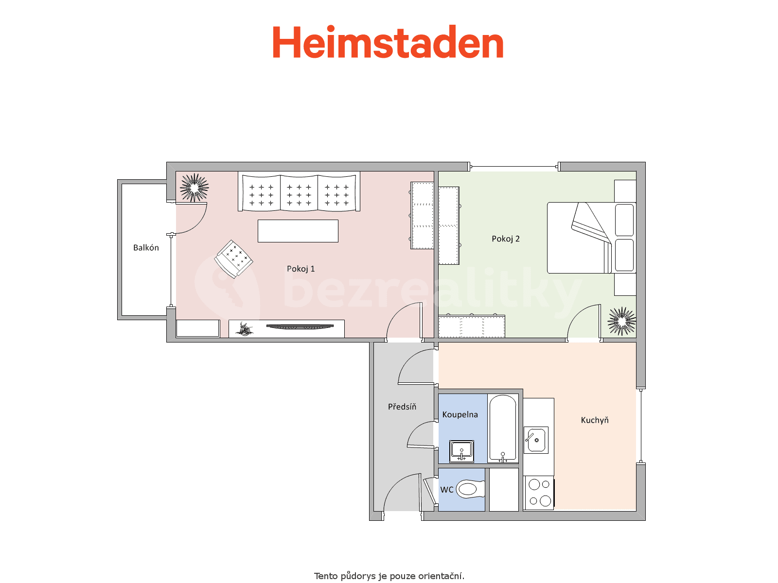 Pronájem bytu 2+1 52 m², Dlouhá třída, Havířov, Moravskoslezský kraj