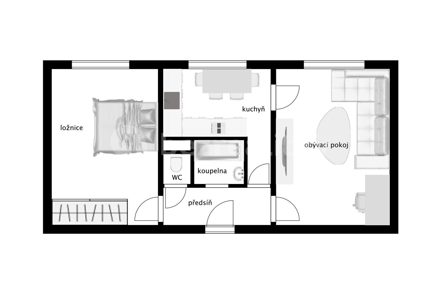 Prodej bytu 2+1 52 m², Pod Lipami, Praha, Praha