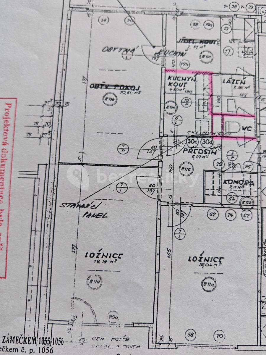 Prodej bytu 3+1 86 m², Pod Zámečkem, Hradec Králové, Královéhradecký kraj