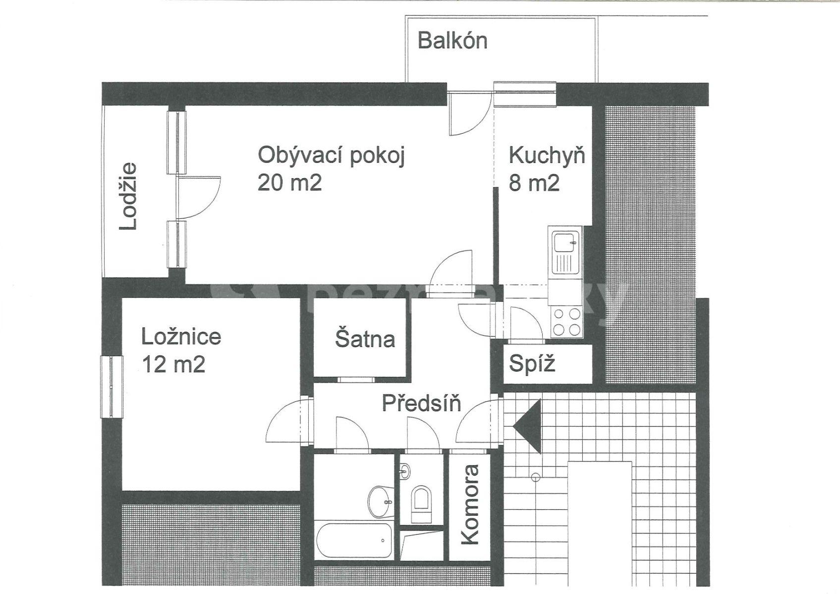 Pronájem bytu 2+kk 62 m², Hoškova, Praha, Praha