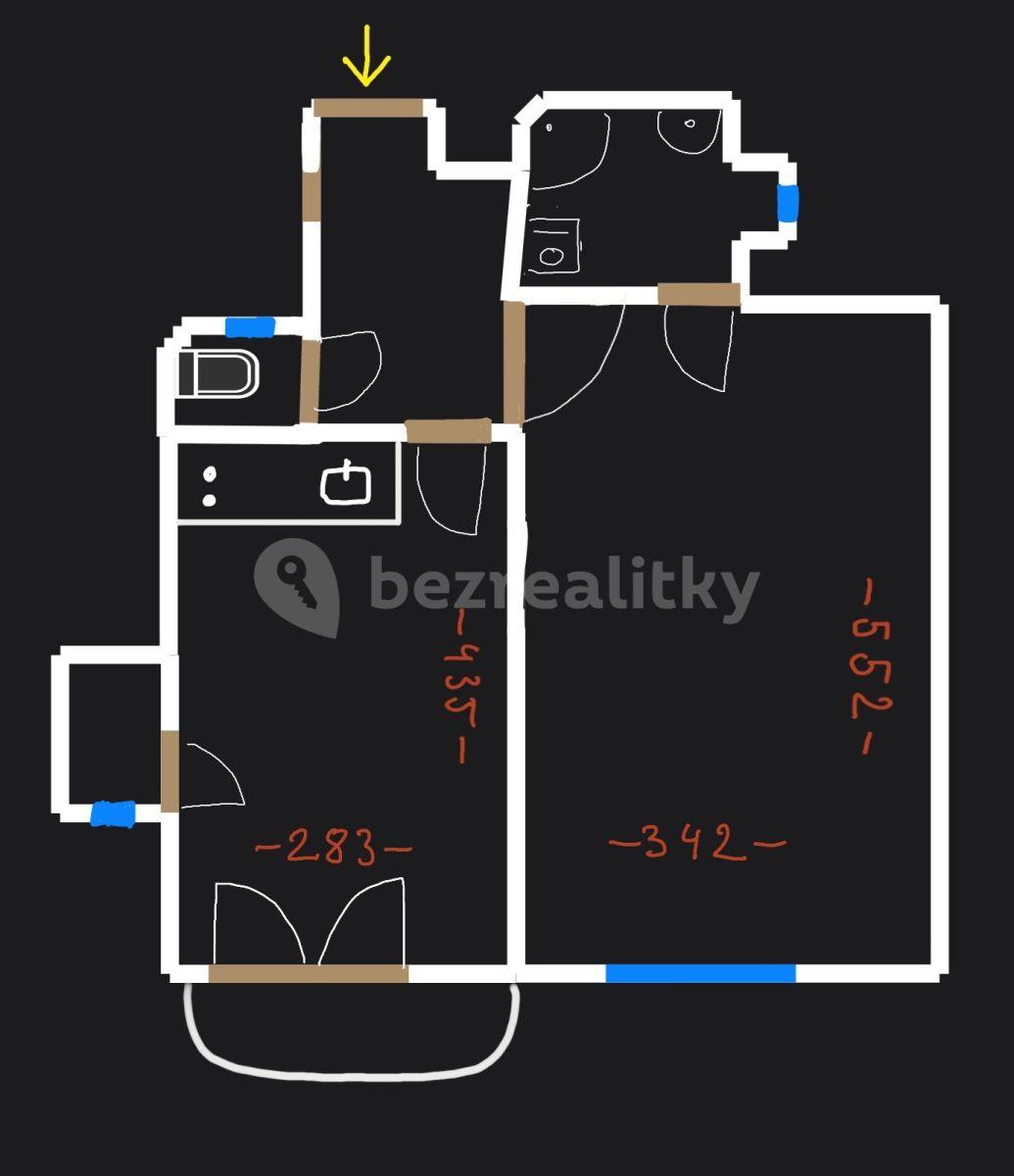 Pronájem bytu 2+kk 50 m², Malešická, Praha, Praha