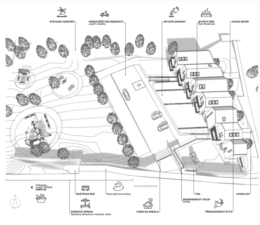 Prodej bytu 3+kk 66 m², Byškovická, Neratovice, Středočeský kraj