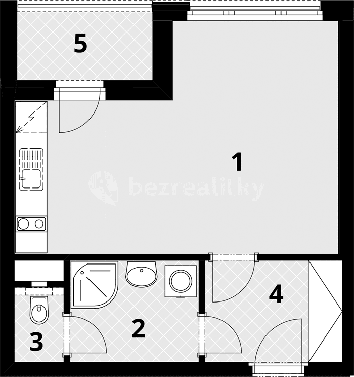 Prodej bytu 1+kk 40 m², Patočkova, Praha, Praha