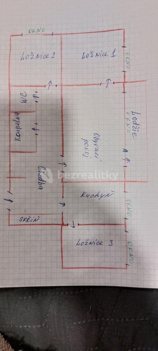 Pronájem bytu 4+1 80 m², Přítkovská, Teplice, Ústecký kraj