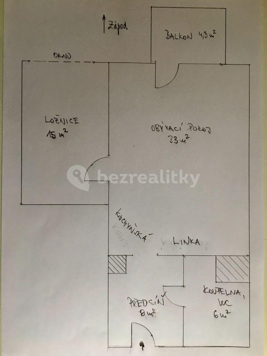 Pronájem bytu 2+kk 62 m², Laudova, Praha, Praha