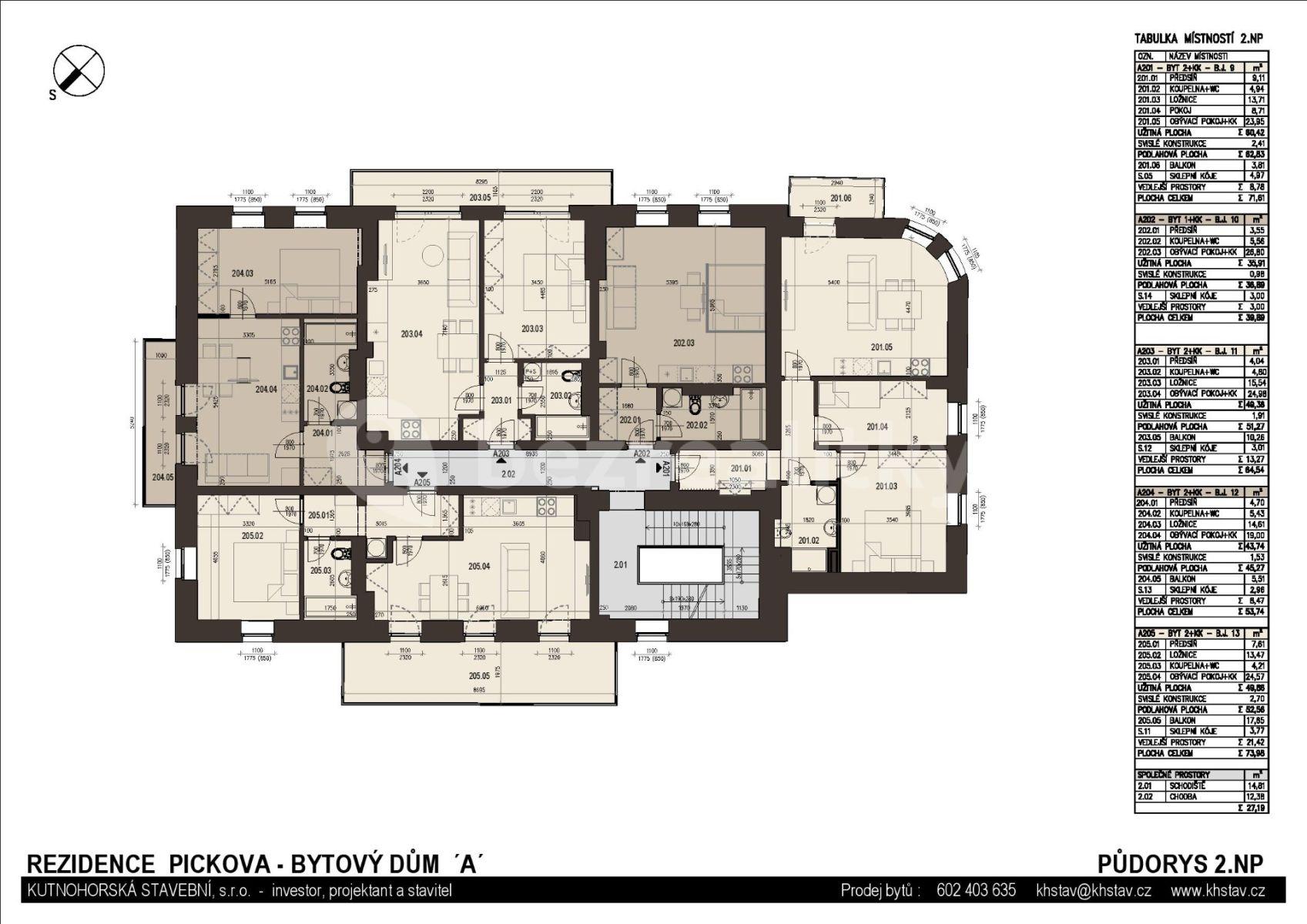 Prodej bytu 2+kk 99 m², Pražská, Čáslav, Středočeský kraj