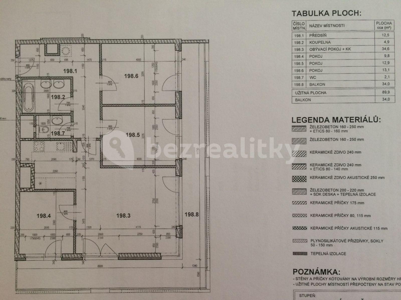 Pronájem bytu 4+kk 90 m², Sazovická, Praha, Praha