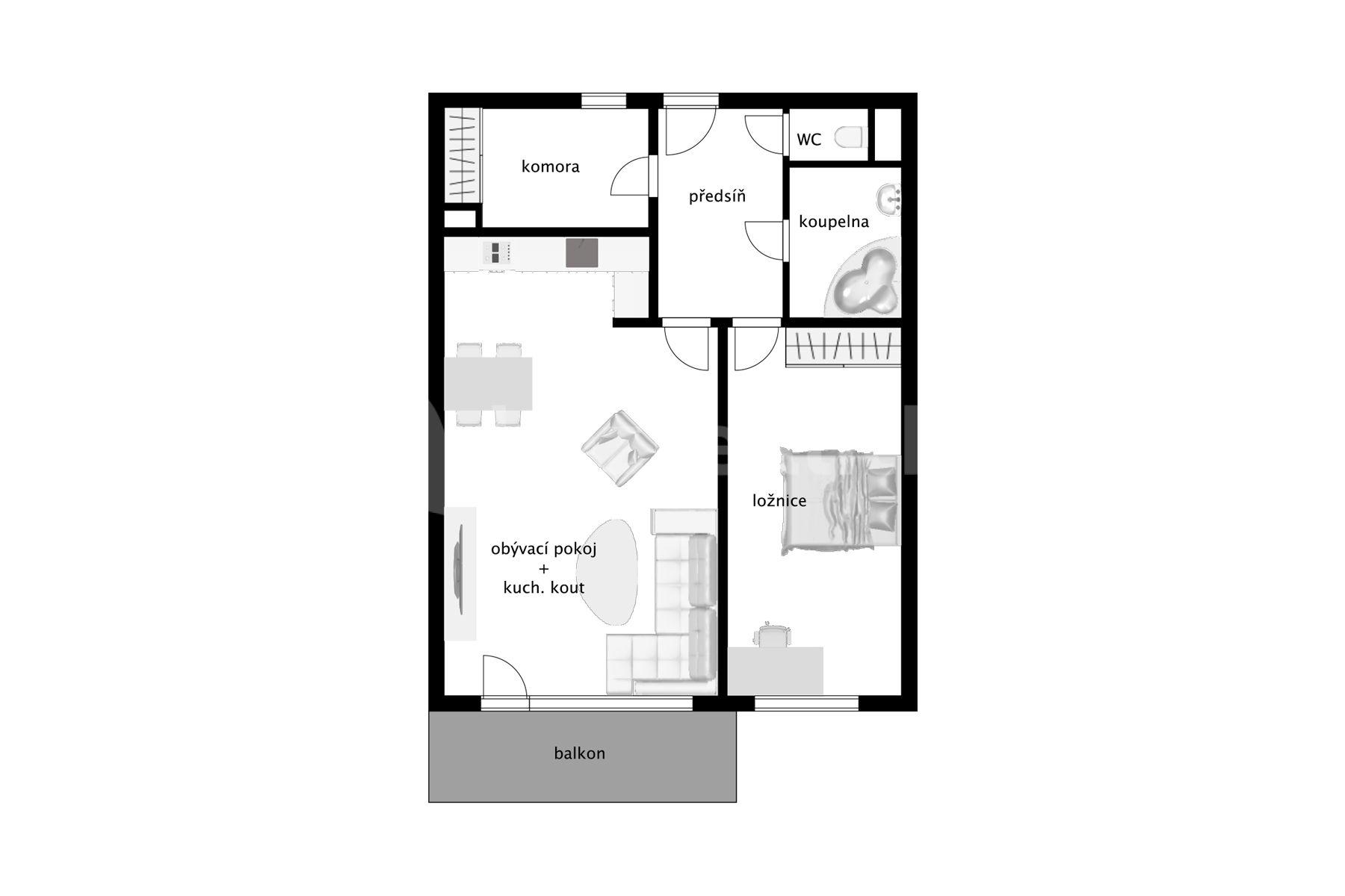 Prodej bytu 2+kk 78 m², Na Slatince, Praha, Praha