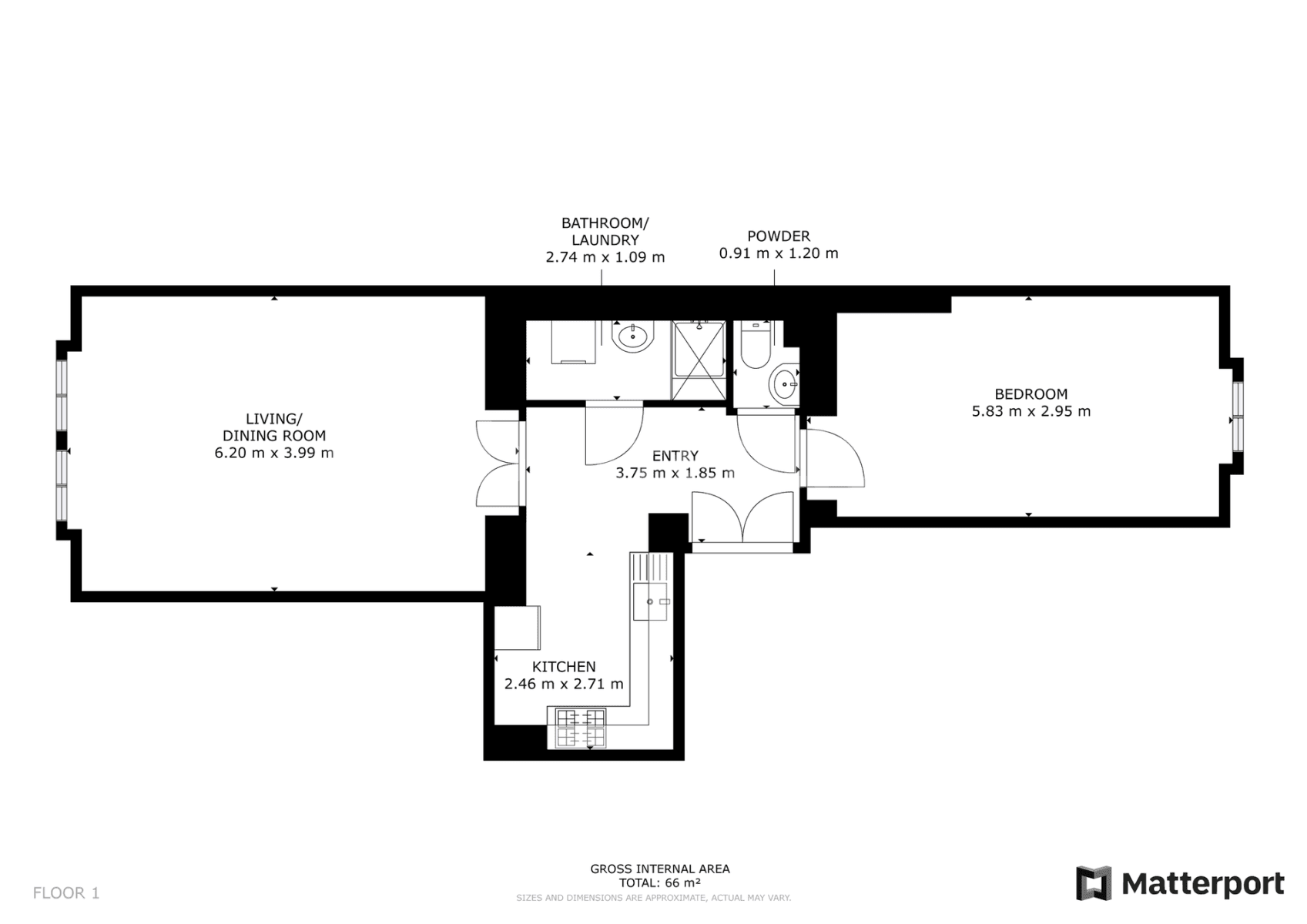 Pronájem bytu 2+kk 63 m², Třebízského, Praha, Praha