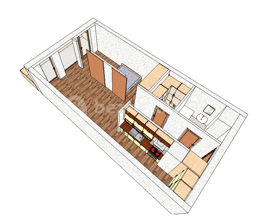 Pronájem bytu 2+kk 47 m², Na Slatince, Praha, Praha