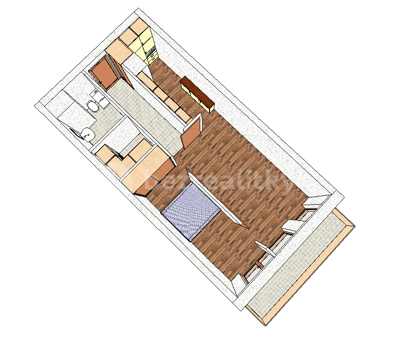 Pronájem bytu 2+kk 47 m², Na Slatince, Praha, Praha