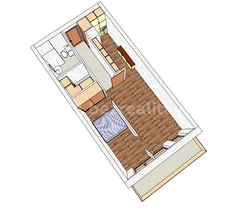 Pronájem bytu 2+kk 47 m², Na Slatince, Praha, Praha