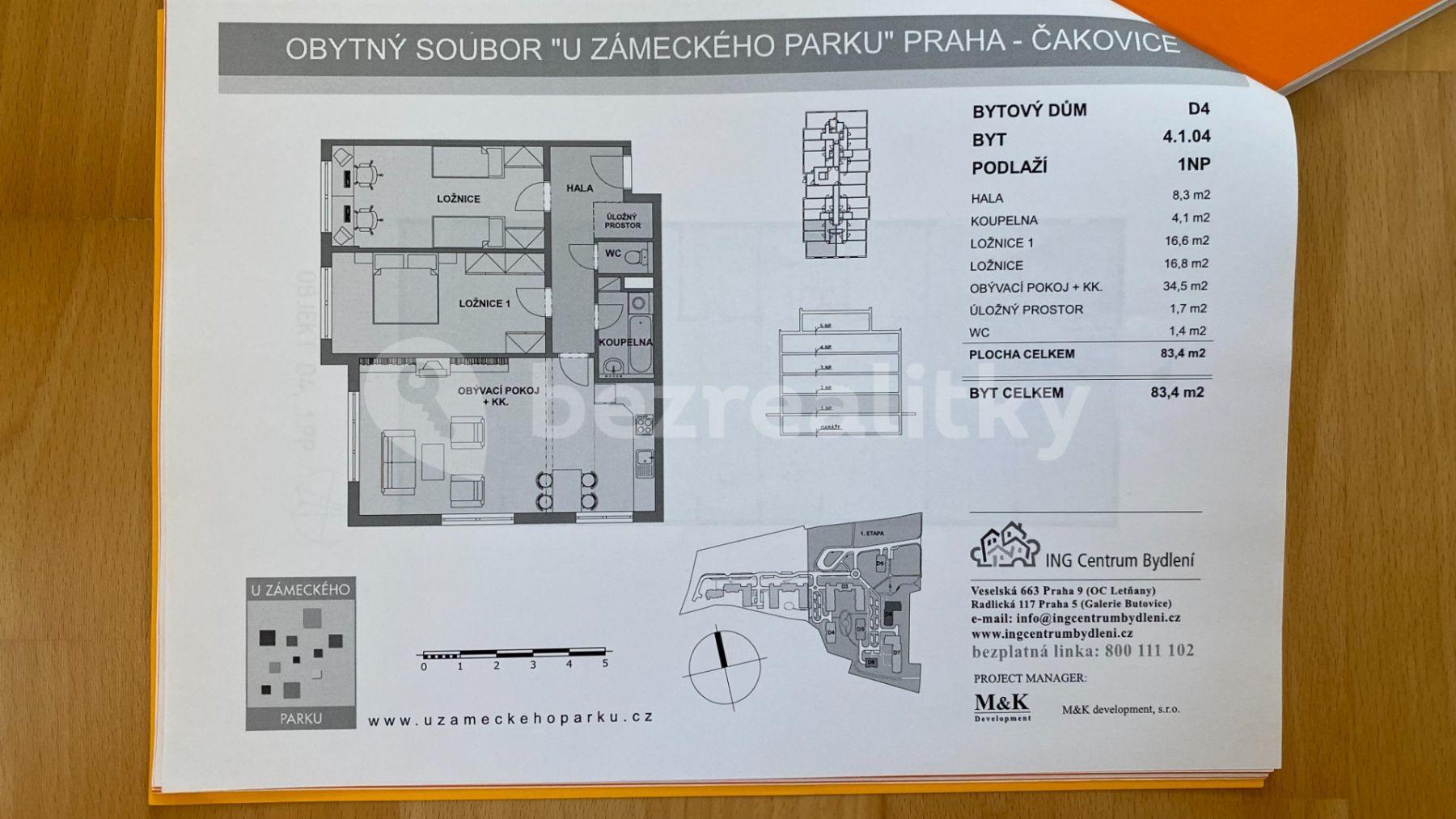 Prodej bytu 3+kk 83 m², Hakenova, Praha, Praha