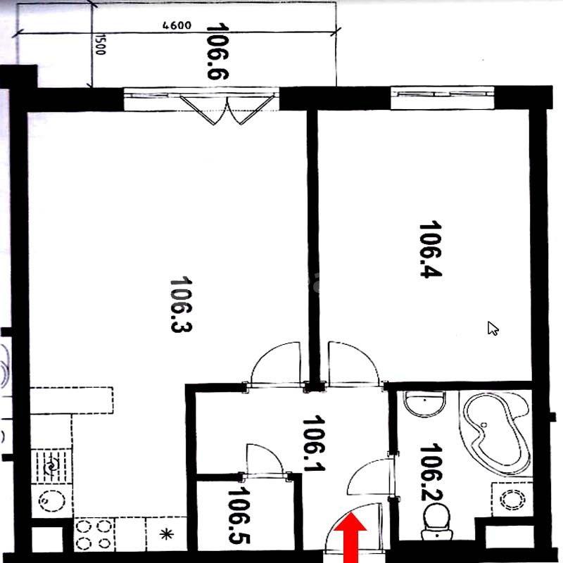 Pronájem bytu 2+kk 57 m², Plzeňská, Praha, Praha