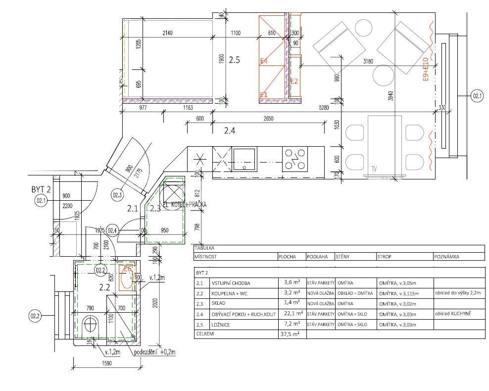 Prodej bytu 1+kk 38 m², Jugoslávských partyzánů, Praha, Praha