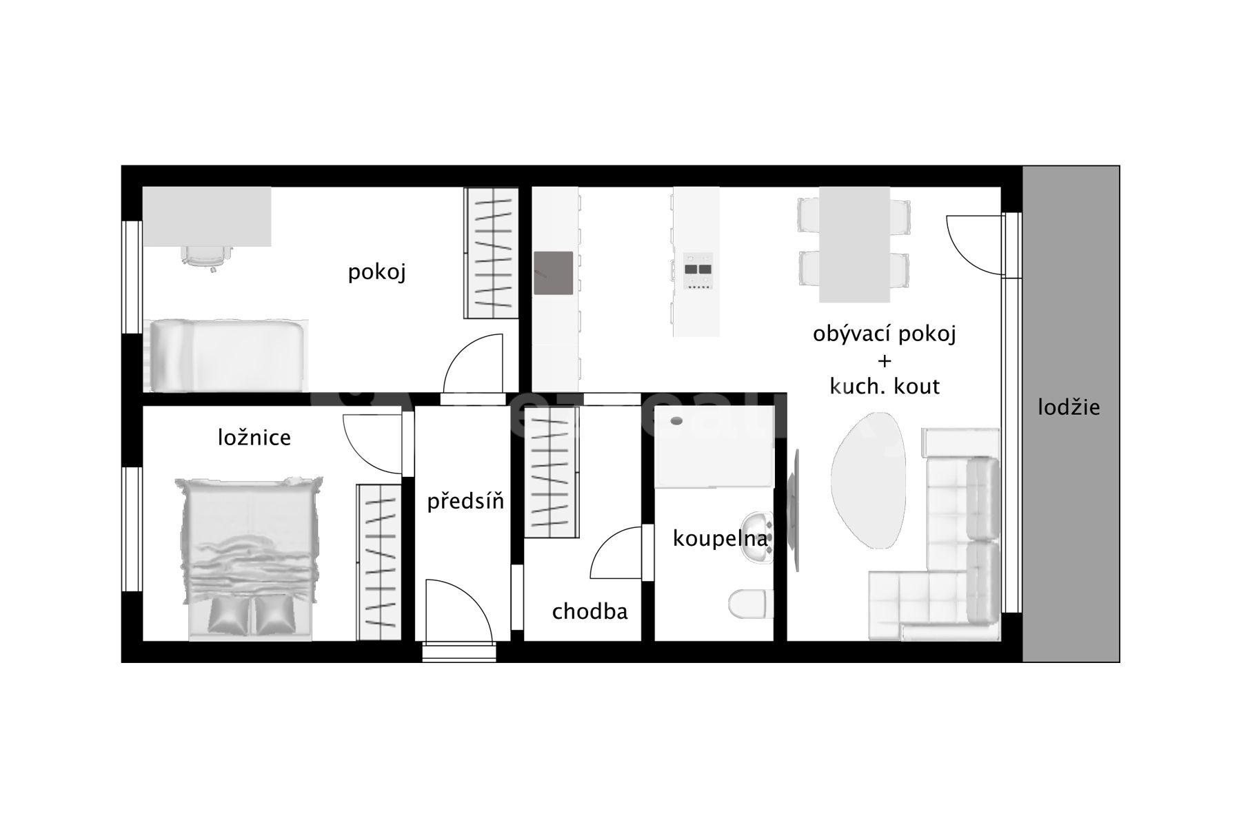 Prodej bytu 3+kk 68 m², Jílovská, Praha, Praha