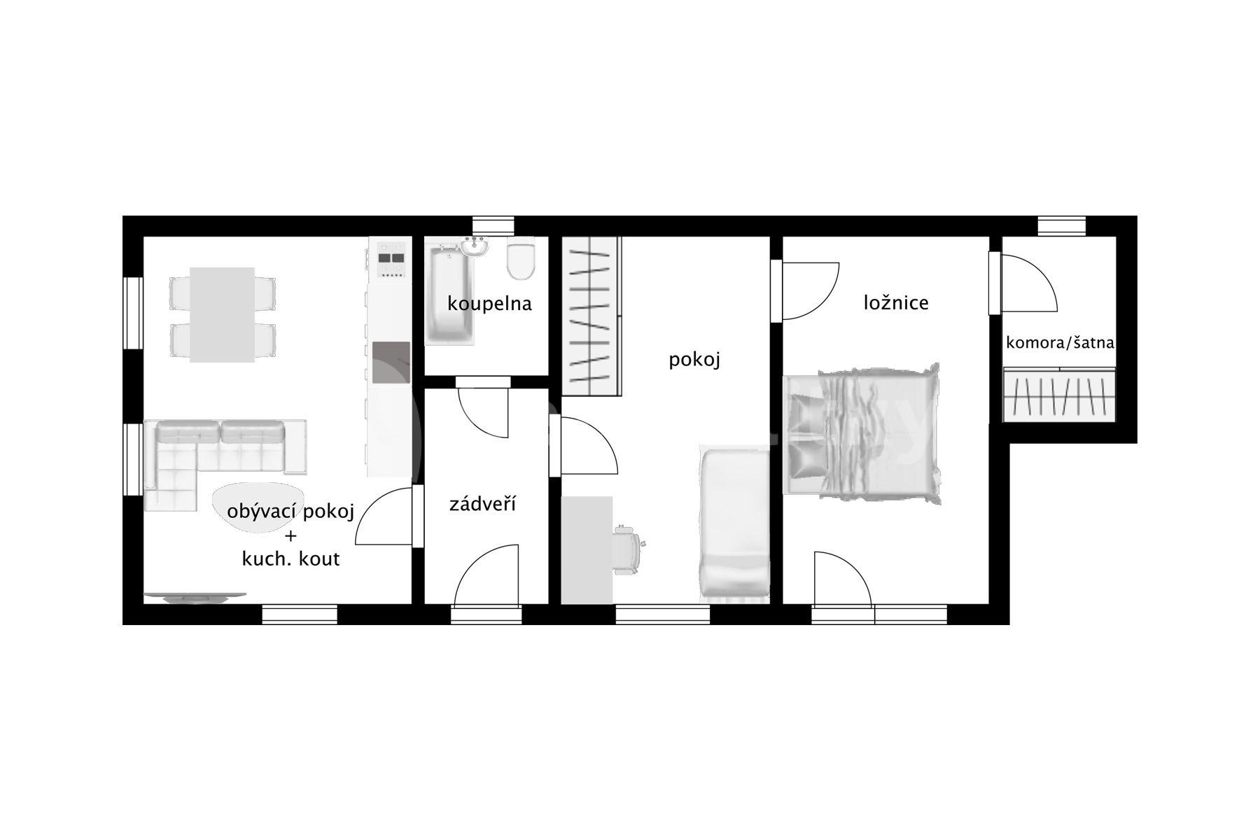 Prodej domu 80 m², pozemek 769 m², Choťovice, Choťovice, Středočeský kraj