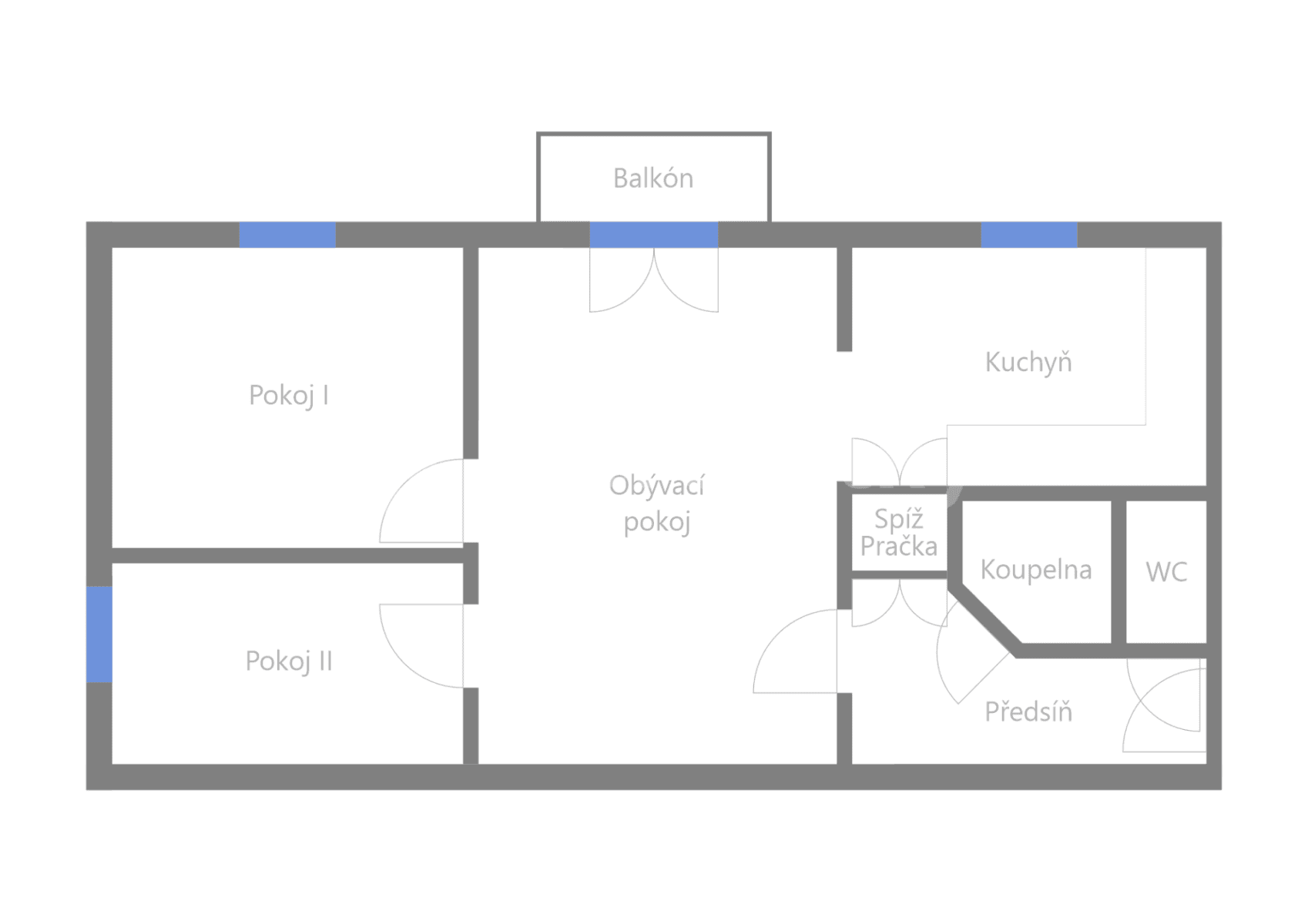 Pronájem bytu 3+kk 69 m², Kubišova, Nehvizdy, Středočeský kraj