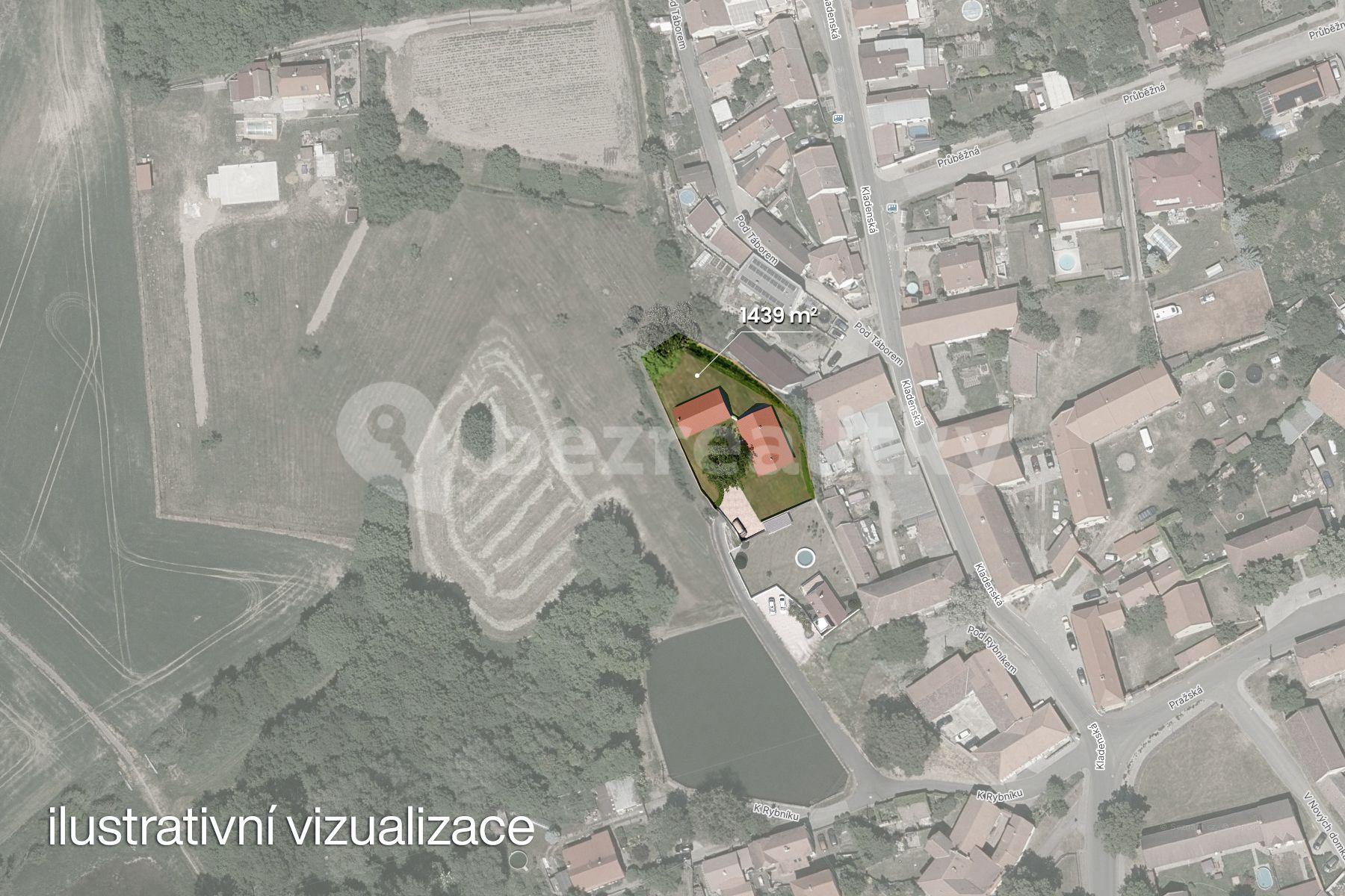 Prodej pozemku 1.439 m², Dobrovíz, Středočeský kraj