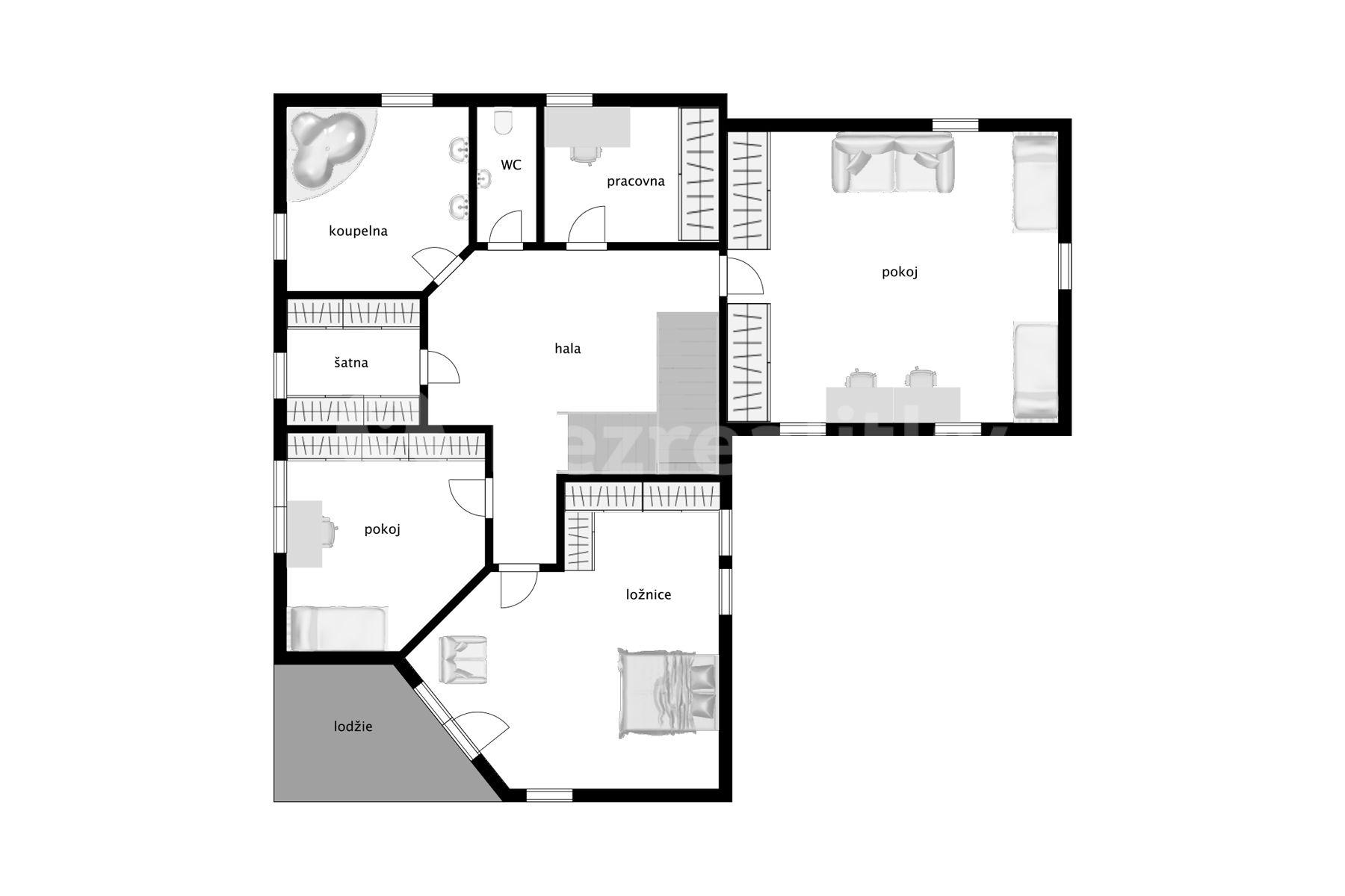 Prodej domu 280 m², pozemek 917 m², Šrámkova, Hřebeč, Středočeský kraj