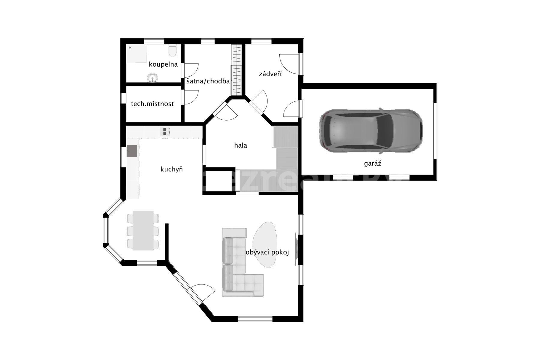 Prodej domu 280 m², pozemek 917 m², Šrámkova, Hřebeč, Středočeský kraj