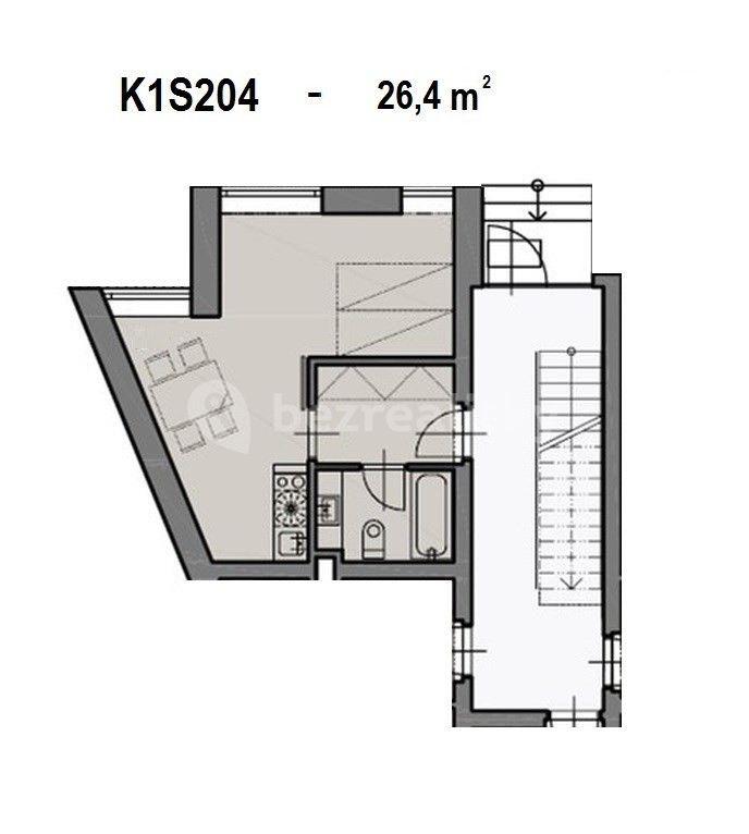 Prodej bytu 1+kk 27 m², Loučná pod Klínovcem, Ústecký kraj