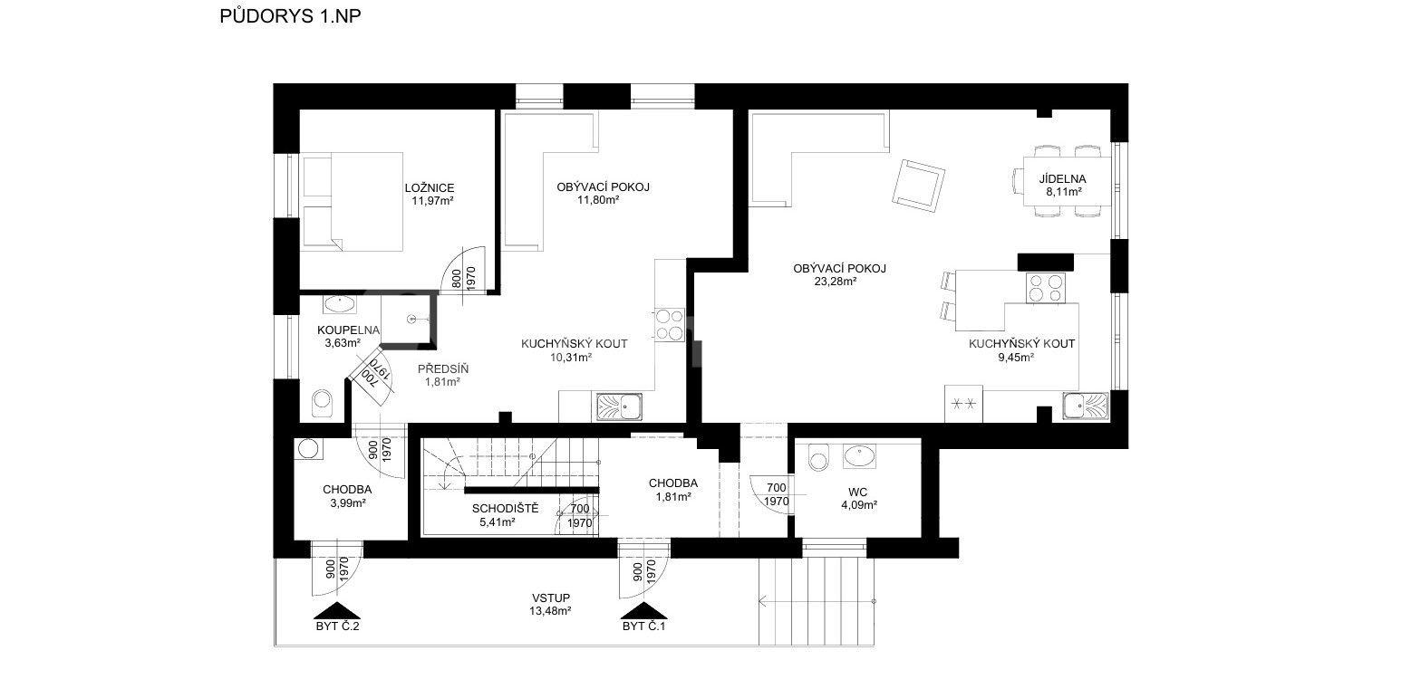 Prodej domu 260 m², pozemek 1.540 m², Buková, Šimonovice, Liberecký kraj