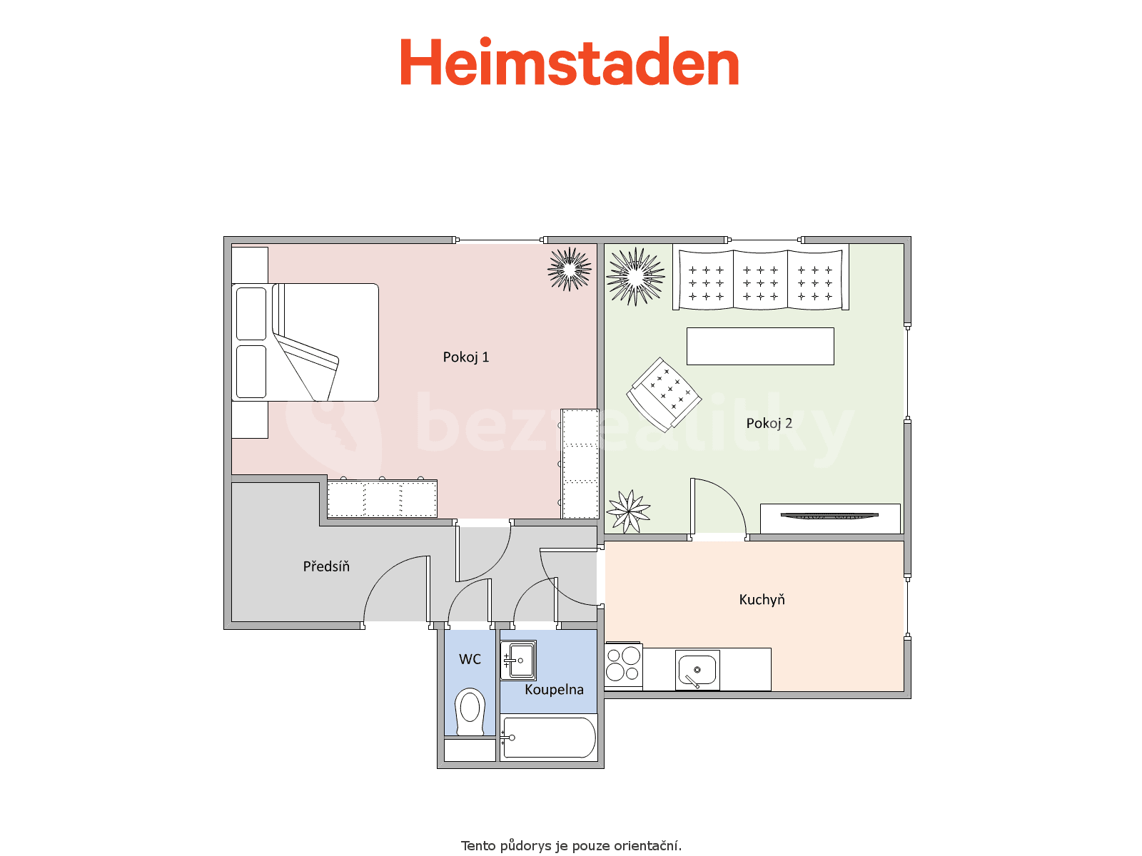 Pronájem bytu 2+1 57 m², Koperníkova, Havířov, Moravskoslezský kraj