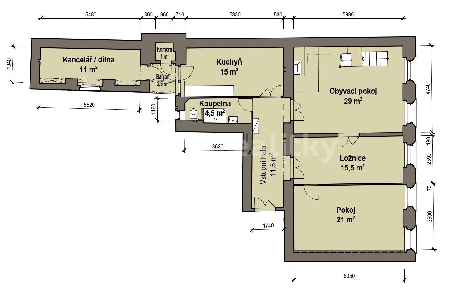 Prodej bytu 5+1 174 m², Na Bělidle, Praha, Praha