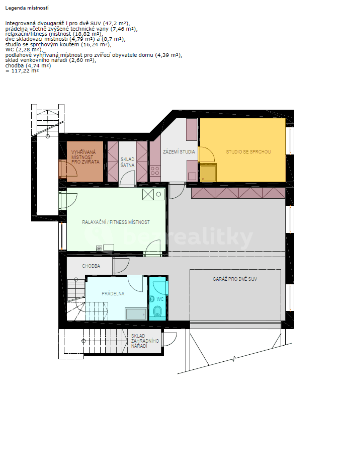 Prodej domu 284 m², pozemek 526 m², K Lesu, Praha, Praha