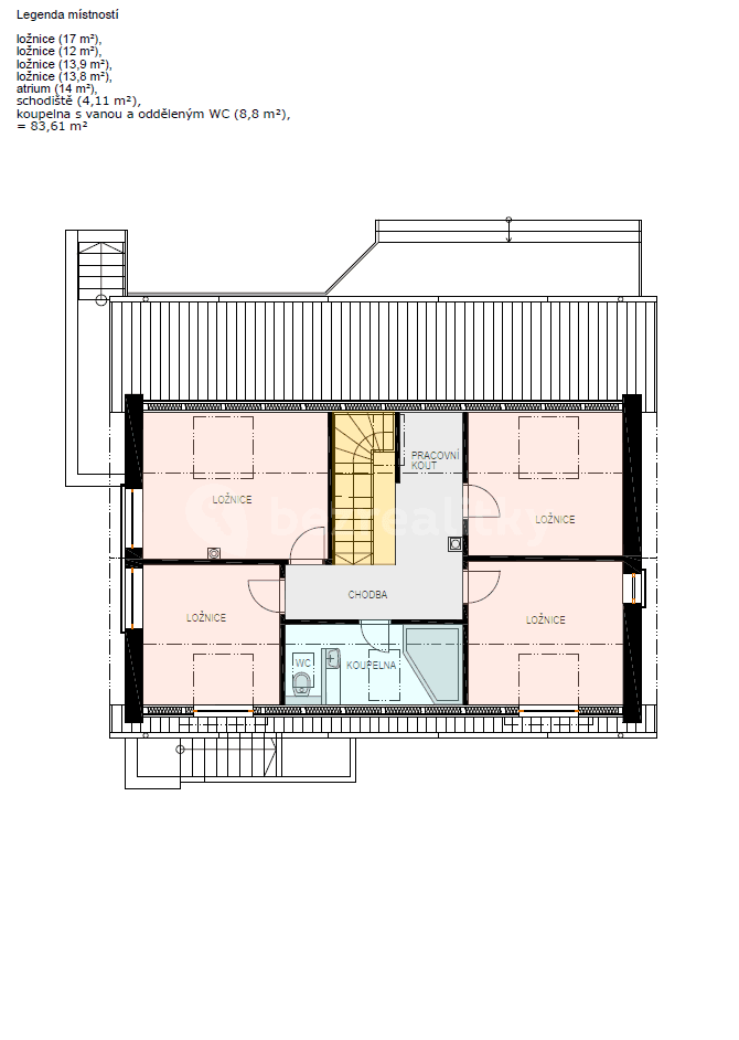 Prodej domu 284 m², pozemek 526 m², K Lesu, Praha, Praha