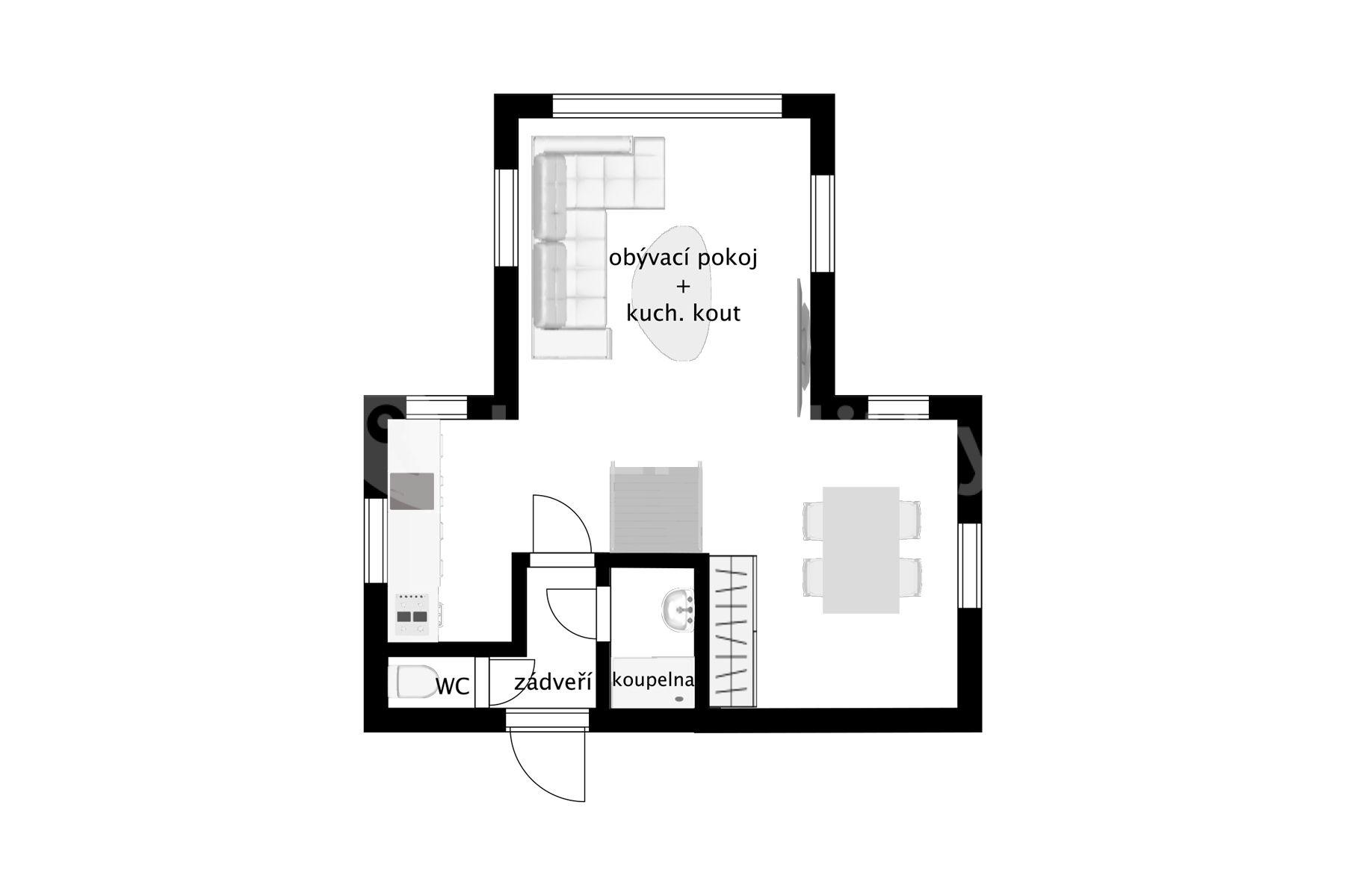 Prodej domu 81 m², pozemek 1.200 m², Rymaně, Mníšek pod Brdy, Středočeský kraj