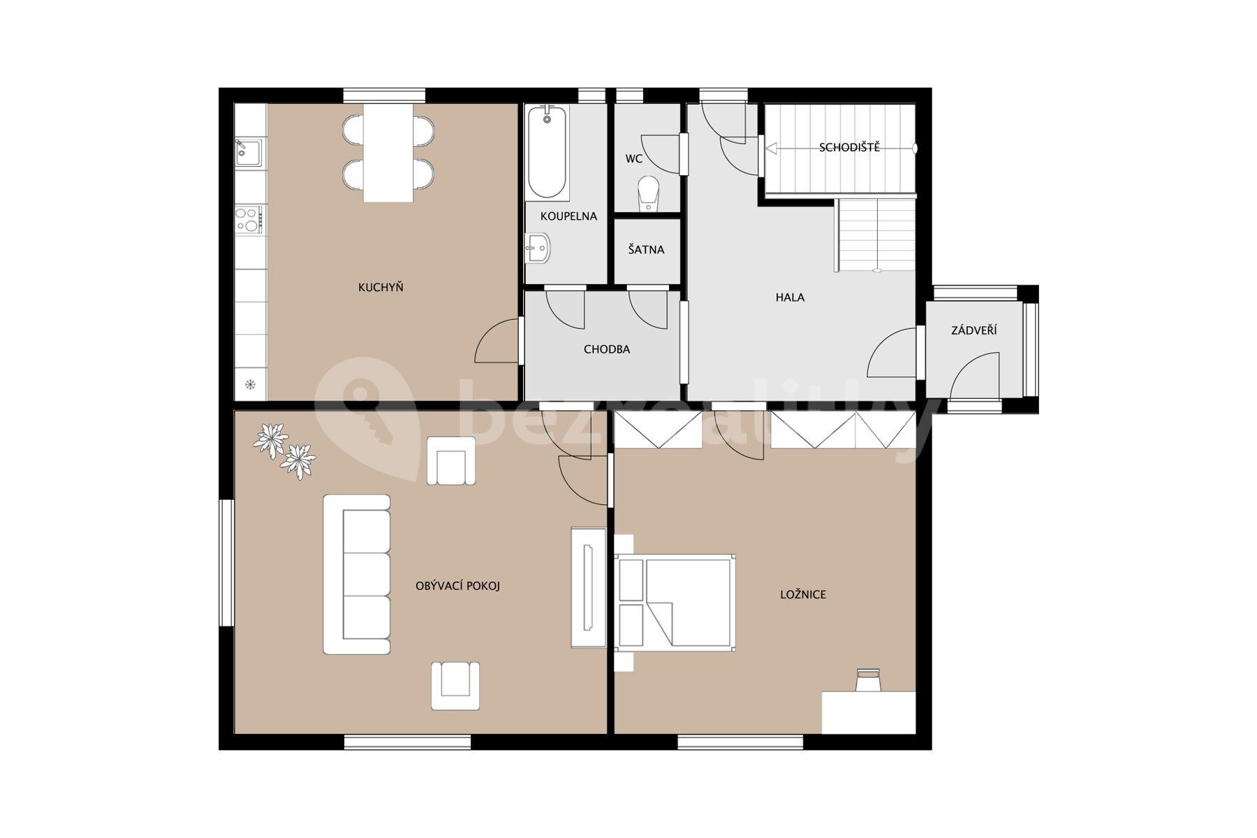 Prodej domu 180 m², pozemek 1.880 m², Hněvotín, Hněvotín, Olomoucký kraj