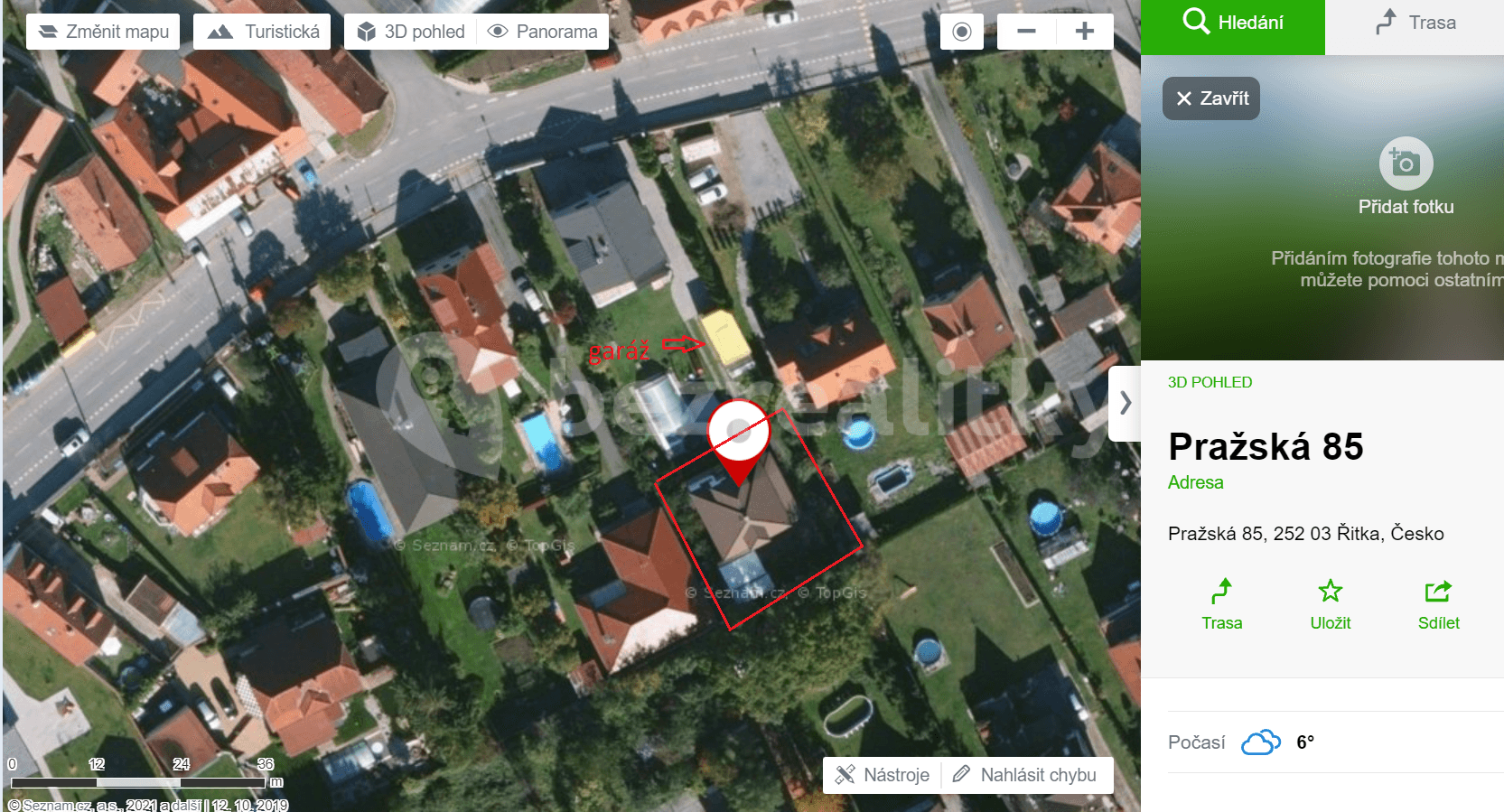 Pronájem domu 190 m², pozemek 300 m², Pražská, Řitka, Středočeský kraj