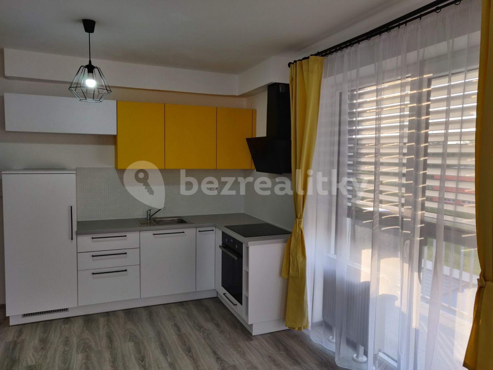 Pronájem bytu 1+kk 33 m², Za Černým mostem, Praha, Praha