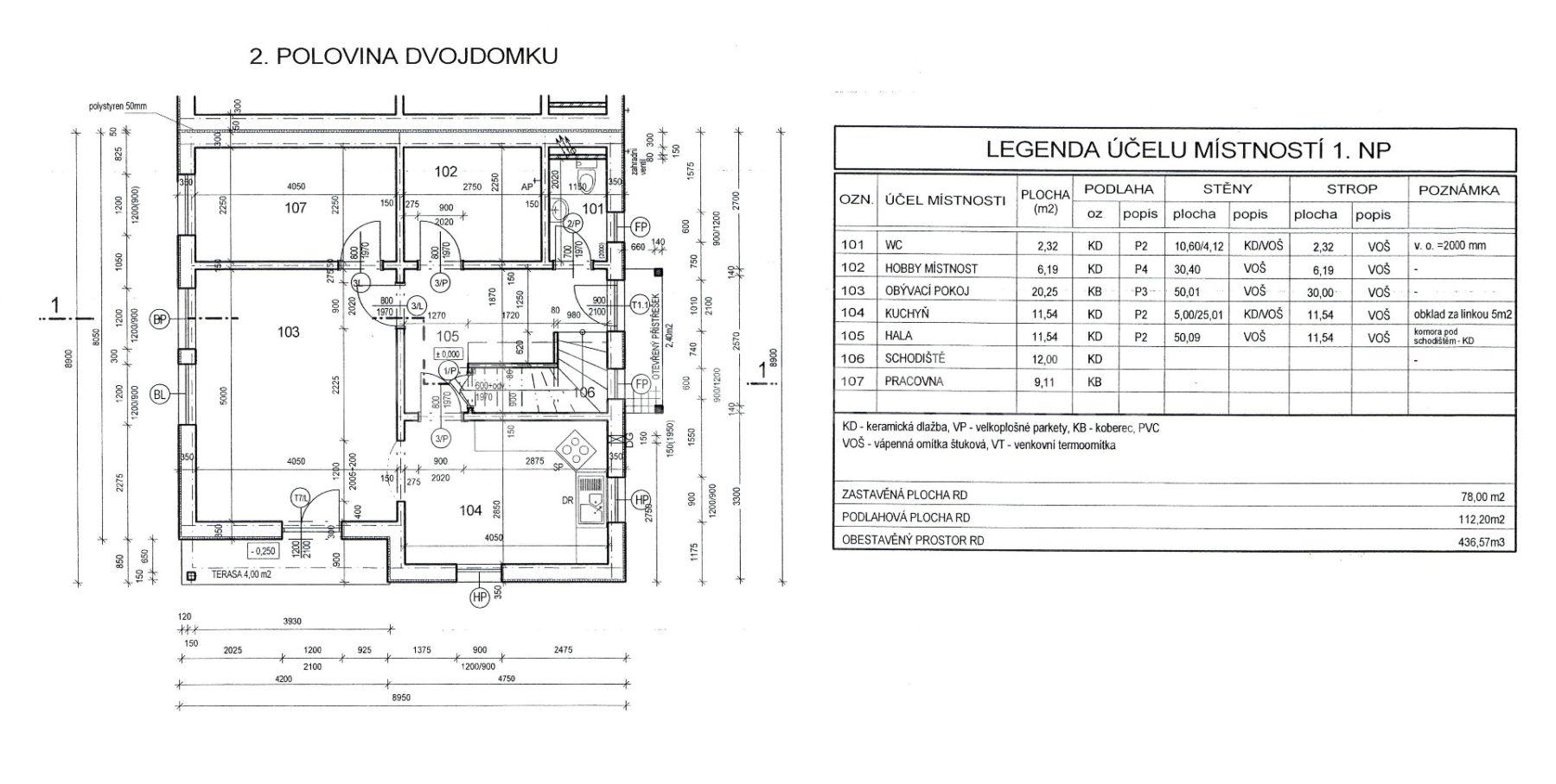 Prodej domu 112 m², pozemek 383 m², Luční, Nupaky, Středočeský kraj