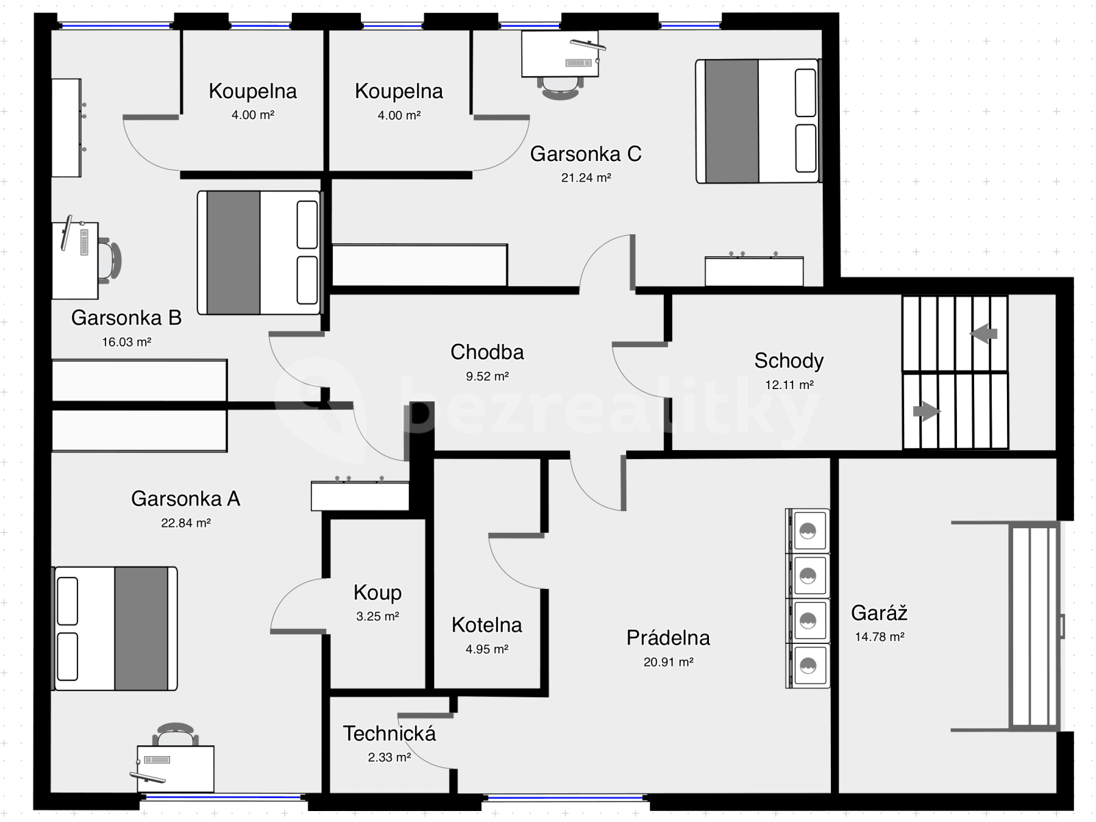 Pronájem bytu Garsoniéra 21 m², Jižní Ⅱ, Praha, Praha