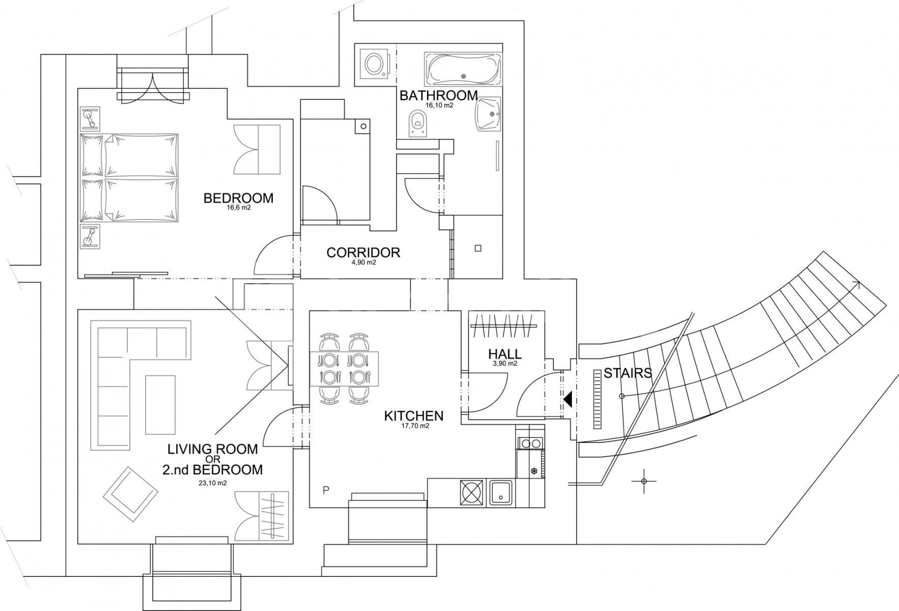 Pronájem bytu 1+1 82 m², Kosatcová, Praha, Praha