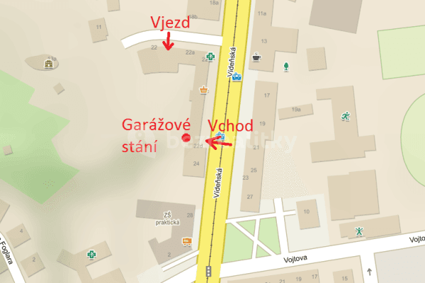 Pronájem garáže 13 m², Vídeňská, Brno, Jihomoravský kraj