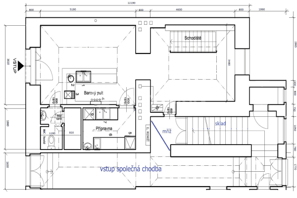 Pronájem nebytového prostoru 100 m², Štítného, Praha, Praha