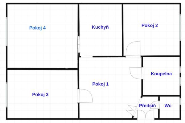 Prodej bytu 4+1 90 m², Slezská, Praha