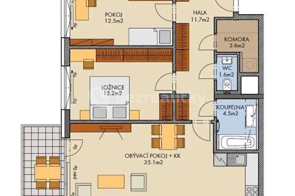 Pronájem bytu 3+kk 95 m², Kardausova, Hlavní město Praha