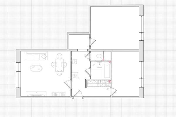 Prodej bytu 3+kk 56 m², Kaplického, Liberec